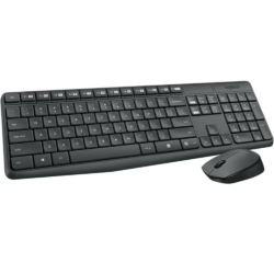 Combo Sem fio Logitech Teclado e Mouse MK235 Wireless Keyboard — H&H Suprimentos Corporativos