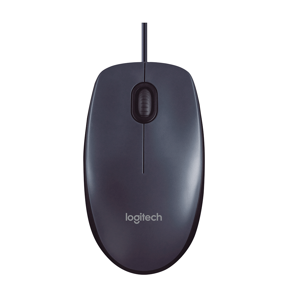 Mouse Logitech M100, com 1.000 DPI cinza/ preto