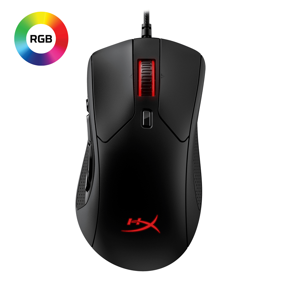 Mouse Gamer HyperX pulsefire raid 16.000 DPI RGB preto