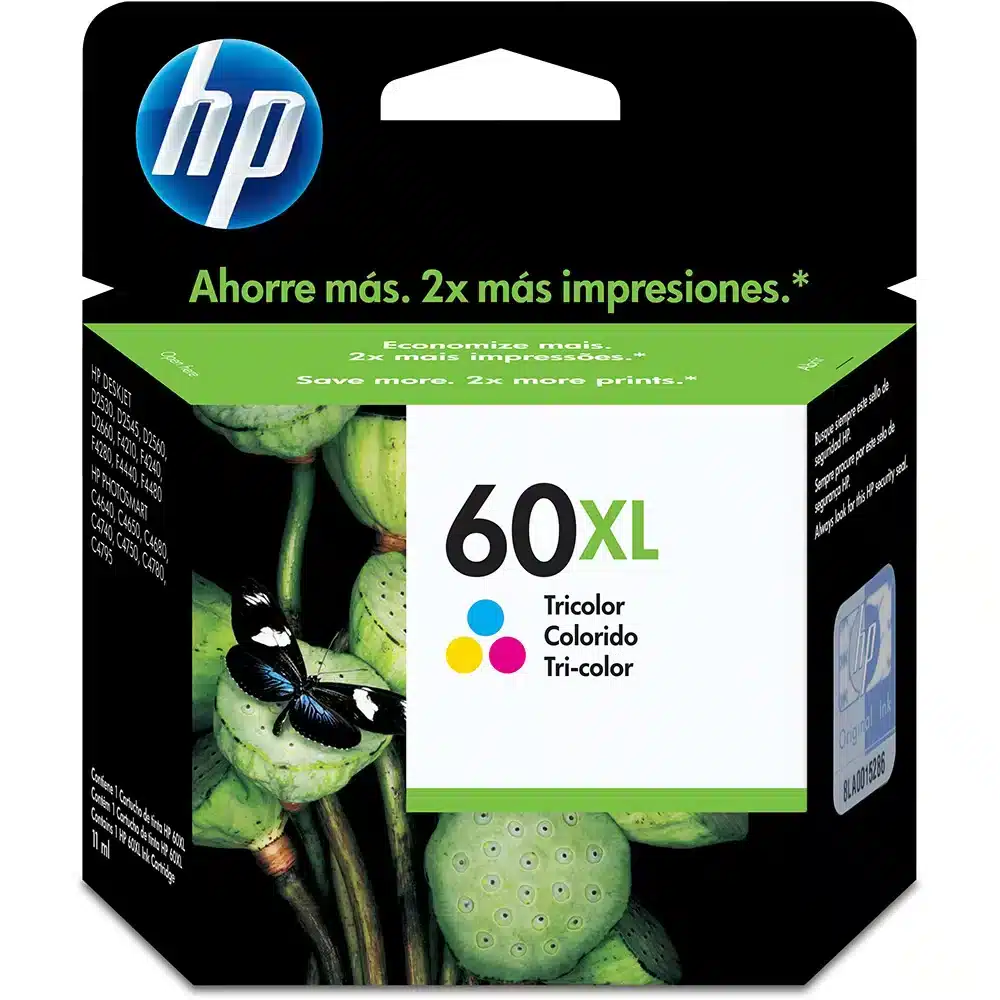 Cartucho HP 60XL Color original