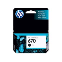 CARTUCHO HP 670 BLACK ORIGINAL (foto 2) — H&H Suprimentos Corporativos