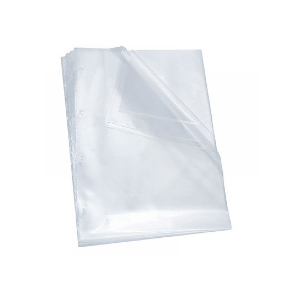 Saco plastico A4 4 furos pacote com 100