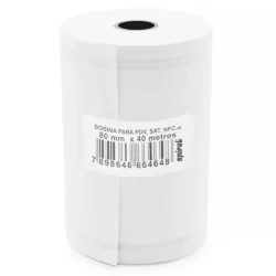 BOBINA TÉRMICA 80mmx40m - CX 30 UNID — H&H Suprimentos Corporativos