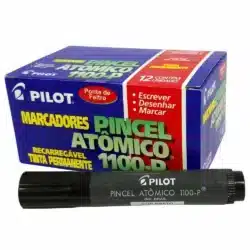 PINCEL ATÔMICO 1100-P PRETO RECARREGÁVEL PILOT CAIXA COM 12 UNID — H&H Suprimentos Corporativos