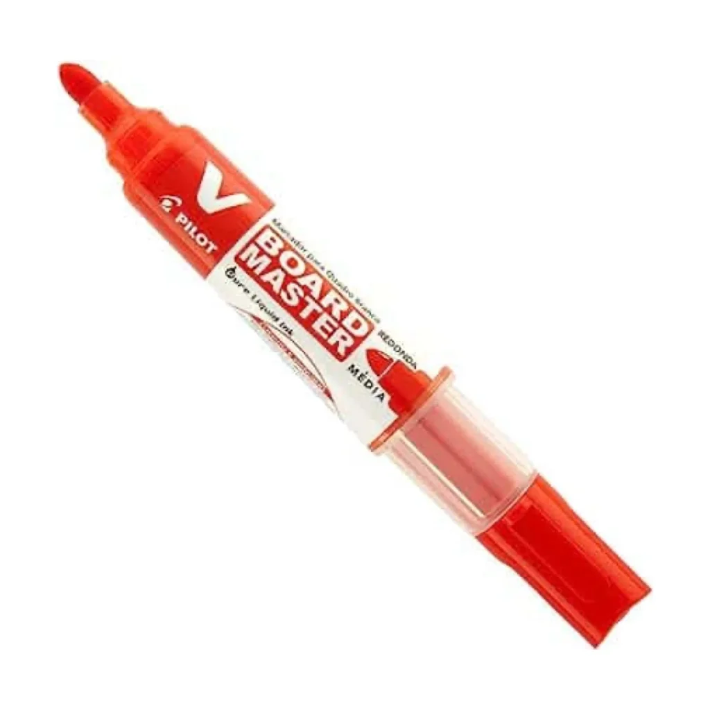 Pincel marcador v-board master para quadro branco vermelho
