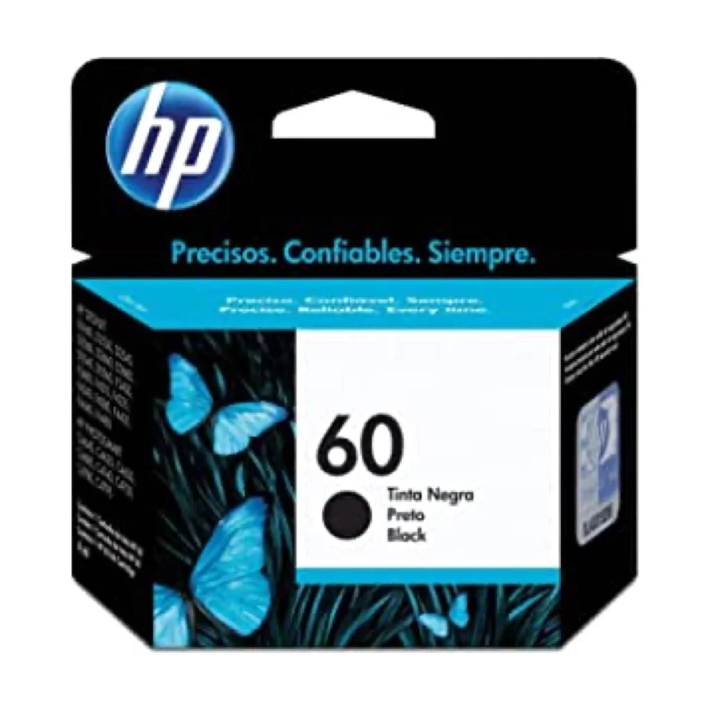 Cartucho HP 60 black original