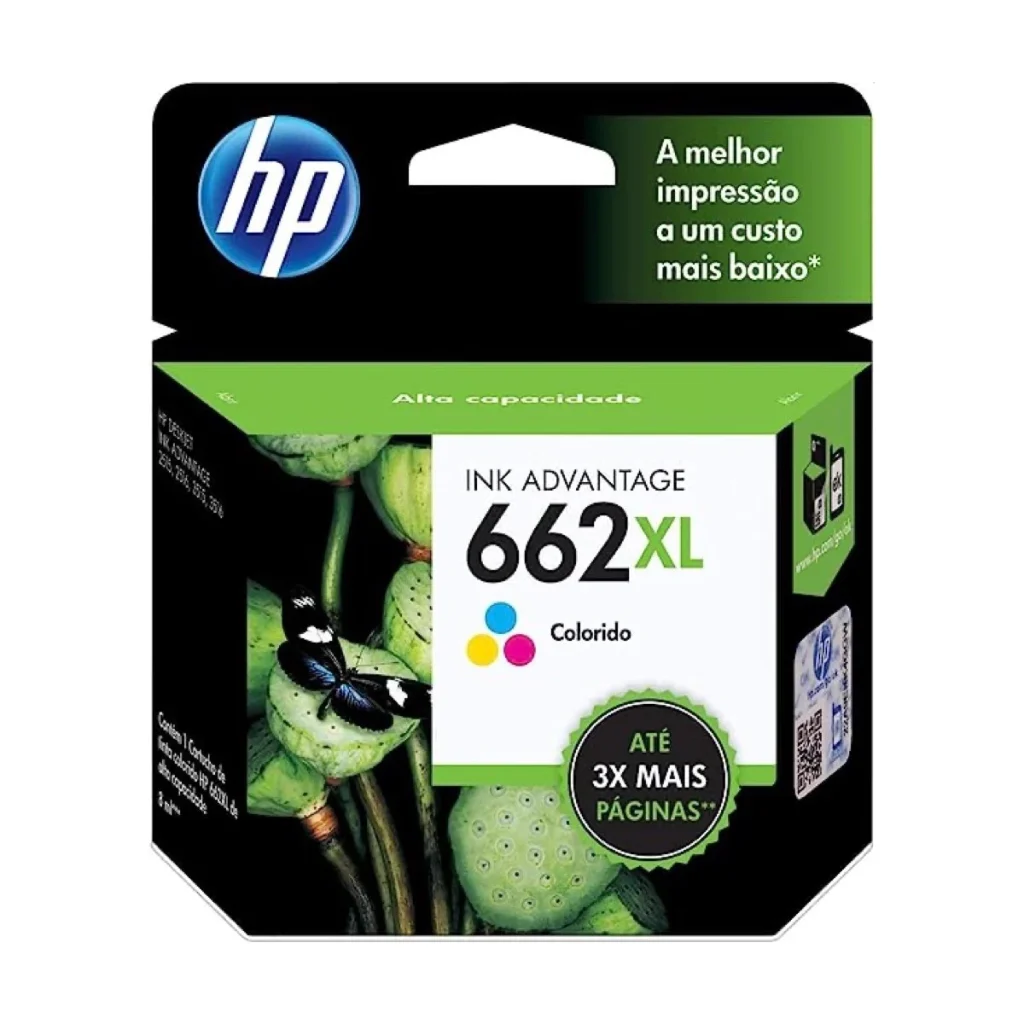 Cartucho HP 662XL Color original