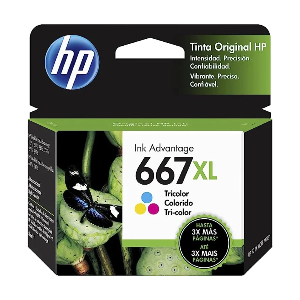 Cartucho HP 667XL Color original