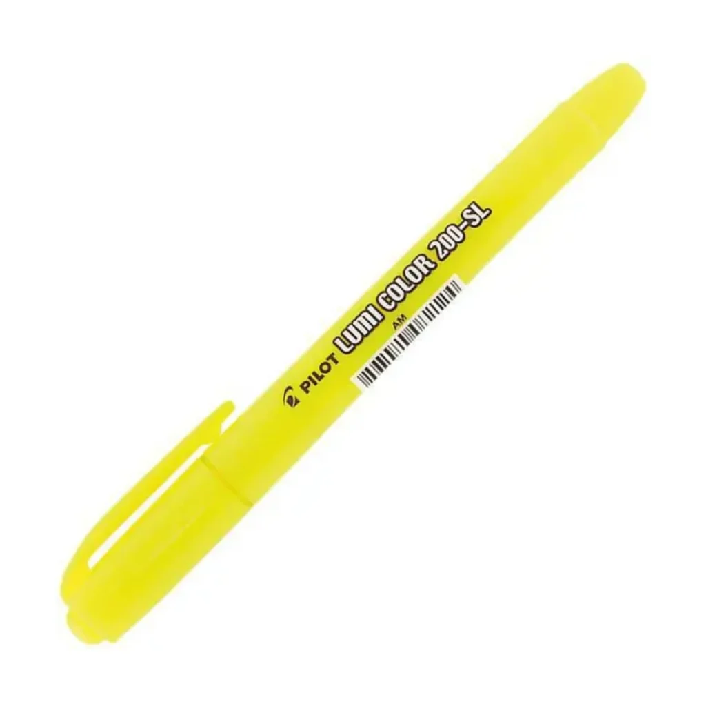 Caneta marca texto Lumi Color amarelo 200-S Pilot