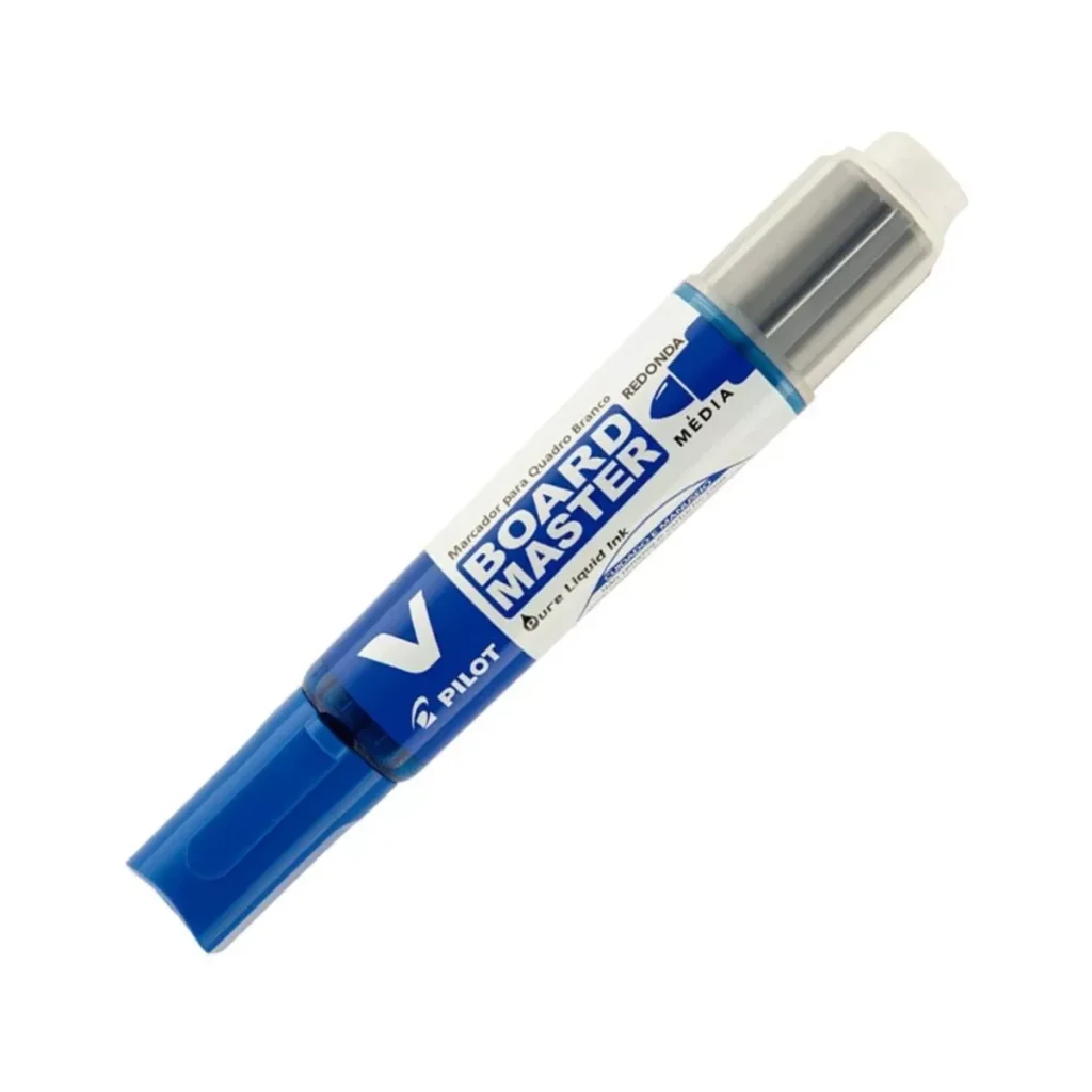 Pincel marcador v-board master para quadro branco azul
