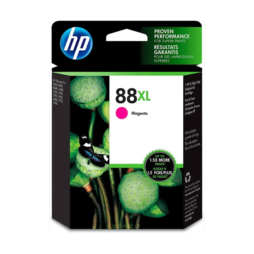 Cartucho HP 88XL - magenta original