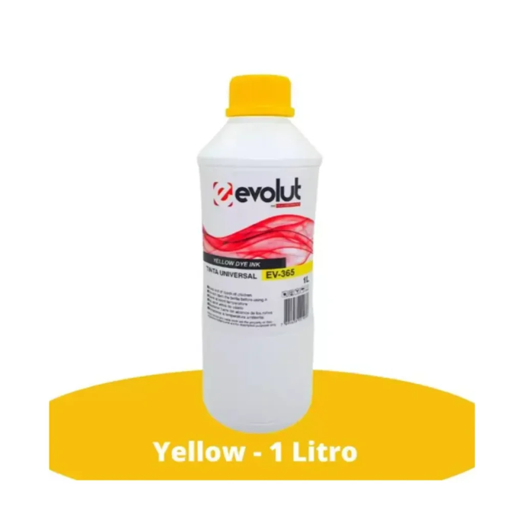 Tinta 1L universal amarelo - EcoTank
