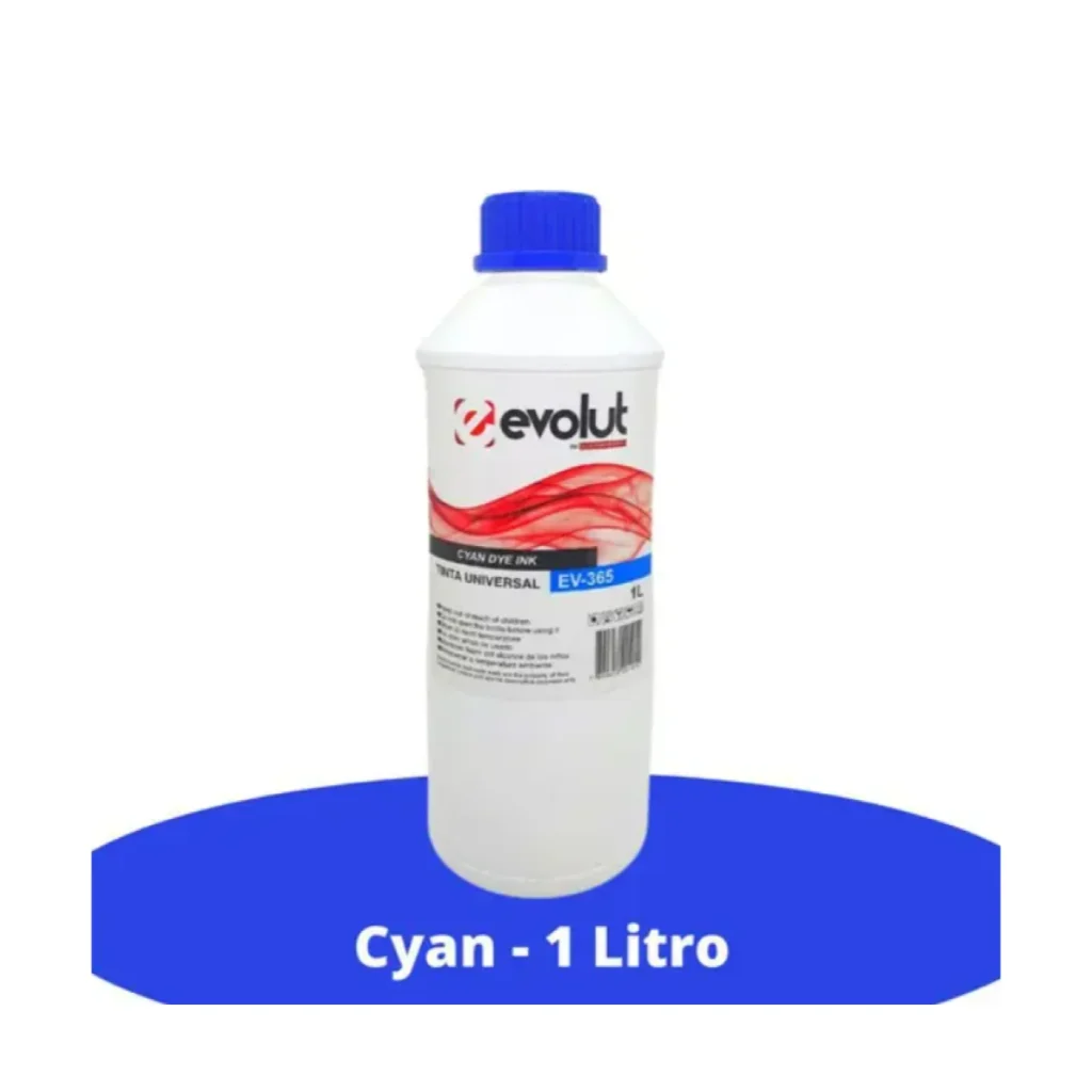 Tinta 1L universal ciano - EcoTank
