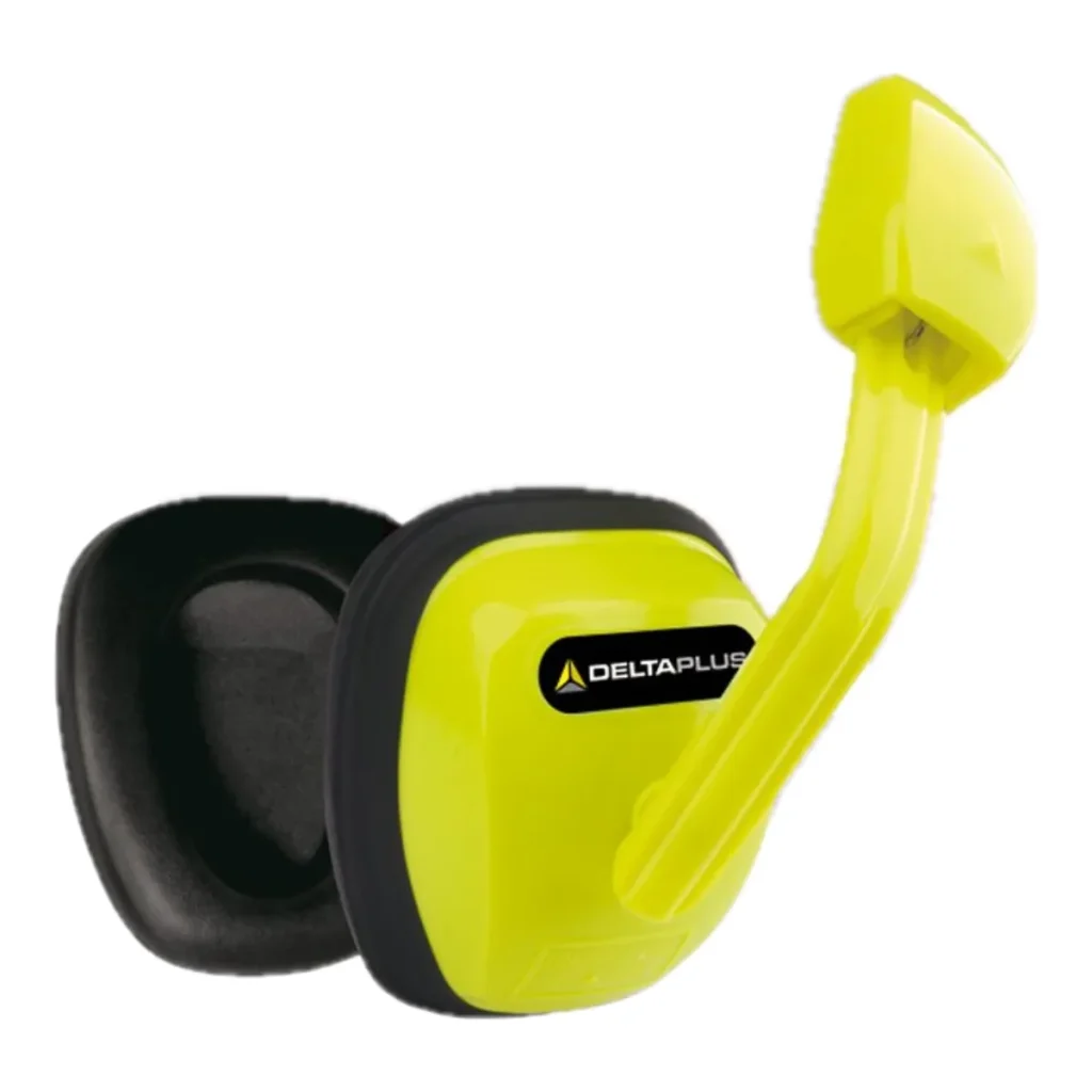 Abafador de ruído concha para capacete delta Plus suzuka 2 amarelo fluorescente