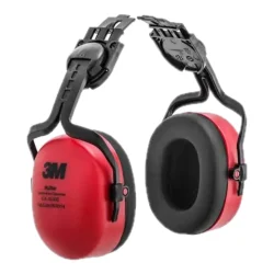 Abafador de Ruídos 3M Muffler Acoplável ao Capacete Vermelho — H&H Suprimentos Corporativos