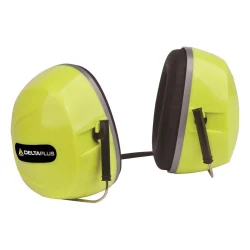 Abafador de Ruídos Delta Plus Silverstone 2 Haste na Nuca Amarelo Fluorescente — H&H Suprimentos Corporativos