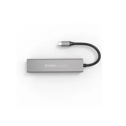 Adaptador Kross 6 em 1 USB-C com RJ45, PD e 3 USB 3.0 KE-UCT618 — H&H Suprimentos Corporativos