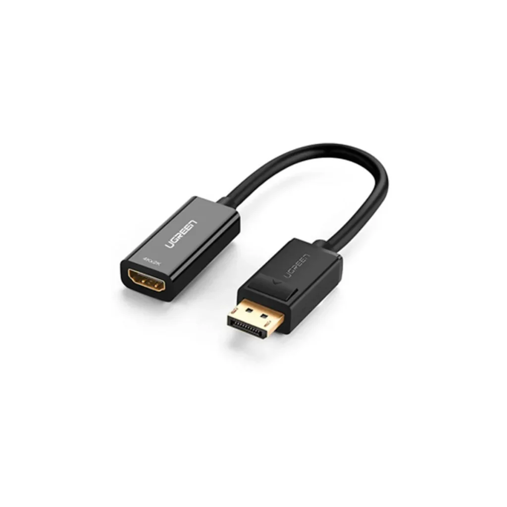Adaptador ugreen displayport macho para hdmi fêmea MM137 full HD 25 cm