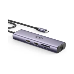 Adaptador Ugreen Revodok USB-C 7 em 1 HDMI 4K PD 100W 2 USB 3.0 CM512 — H&H Suprimentos Corporativos