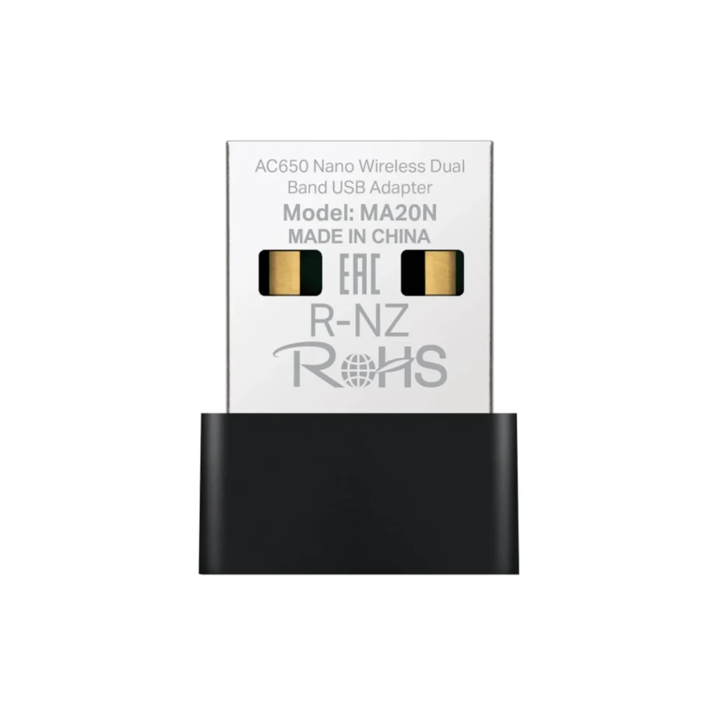 Adaptador USB WI-FI mercusys MA20N AC650 nano dual band