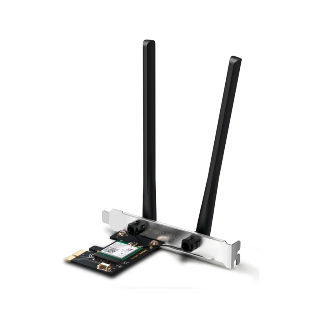 Adaptador WI-FI 6 mercusys MA80XE AX3000 pcie com Bluetooth 5.2