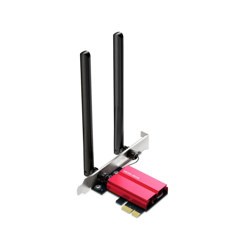 Adaptador WI-FI mercusys MA86XE AXE5400 pcie com Bluetooth