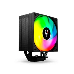 Air Cooler para Processador Hi Level Elite Dark ARGB TDP 240W Preto — H&H Suprimentos Corporativos