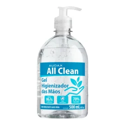 Álcool em Gel Antisséptico 70% Audax 500 ml — H&H Suprimentos Corporativos