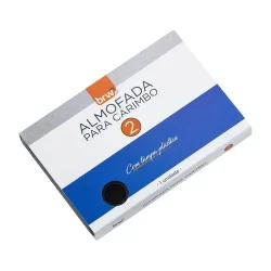 Almofada para Carimbo Nº 2 Preta BRW CB0202 — H&H Suprimentos Corporativos
