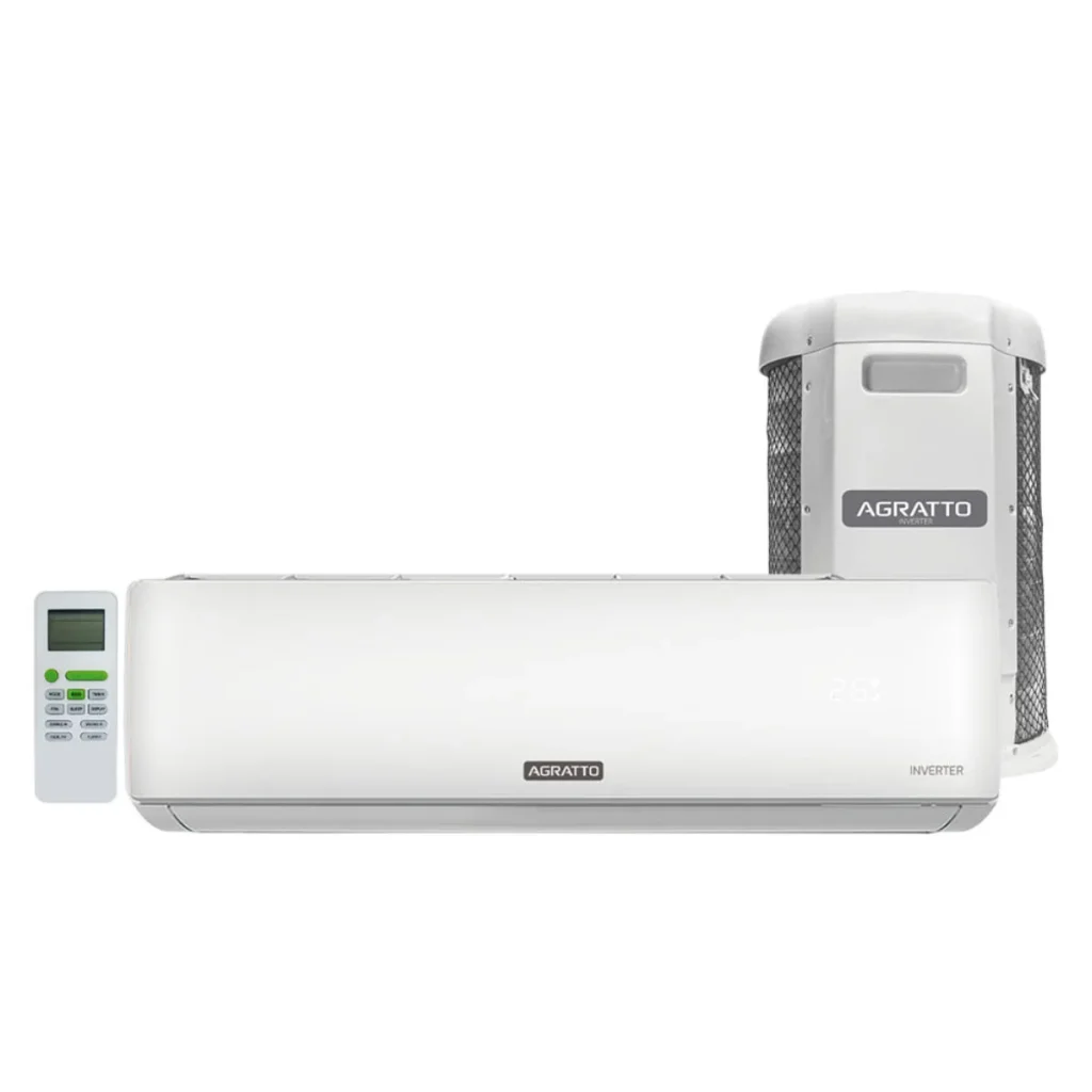 Ar-condicionado agratto split Hi-wall liv Top inverter 24.000 btus quente/fri...