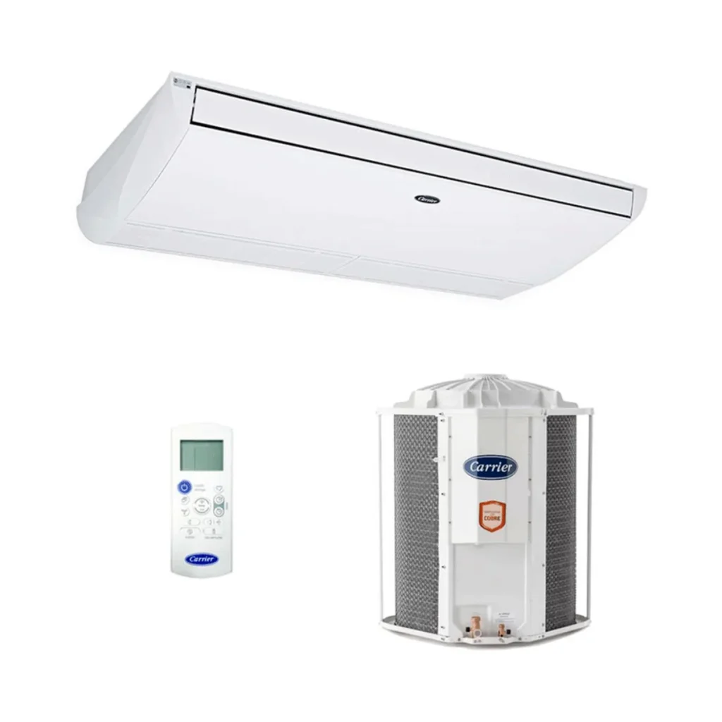 Ar-condicionado carrier split piso teto 57.000 btus frio on/off