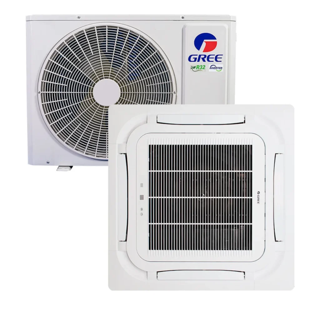 Ar-condicionado cassete gree g-prime inverter compact 24.000 btus frio GULD24...