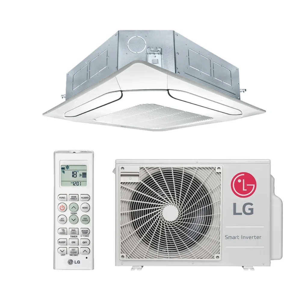 Ar-condicionado lg cassete tropical inverter 24.000 btus quente e frio ATUW24...