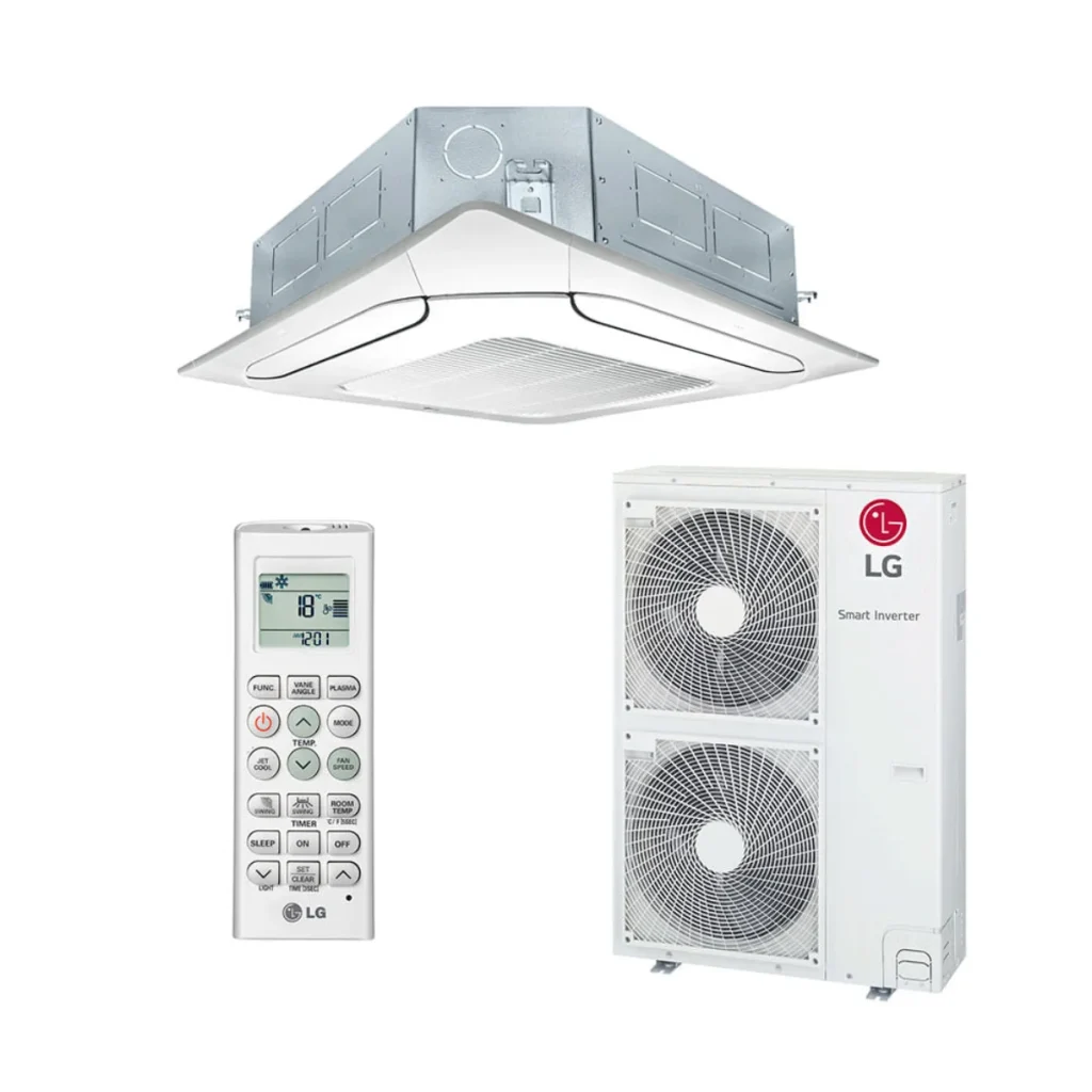 Ar-condicionado lg cassete tropical inverter 48.000 btus quente e frio ATUW48...