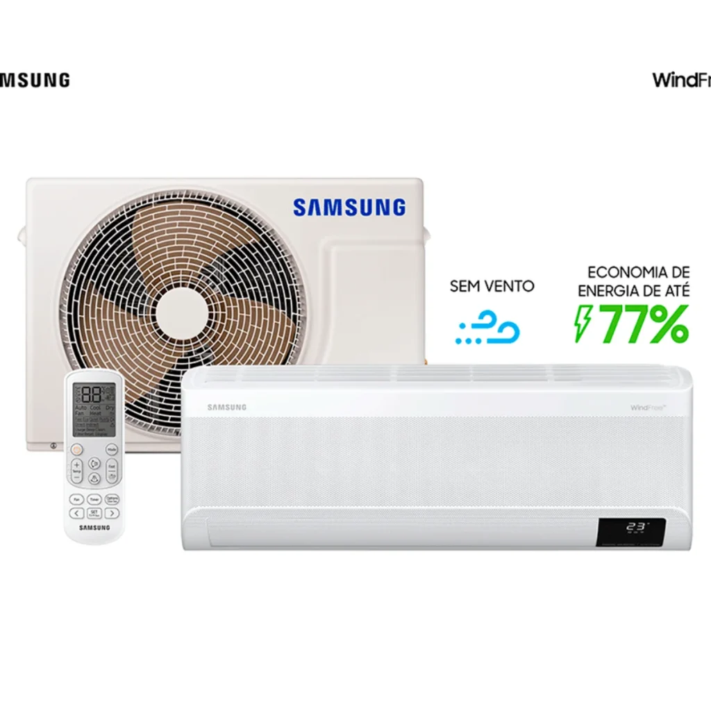 Ar-condicionado Samsung split inverter windfree sem vento 9.000 btus frio