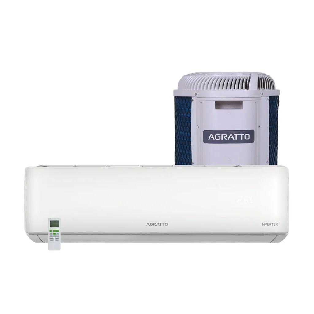 Ar-condicionado split Hi wall agratto liv Top inverter 9.000 btus quente e frio