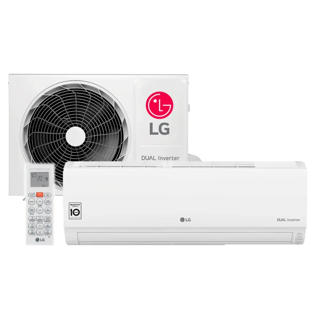 Ar-condicionado split lg dual inverter compact 11.000 btus frio S4-Q12JA3A6