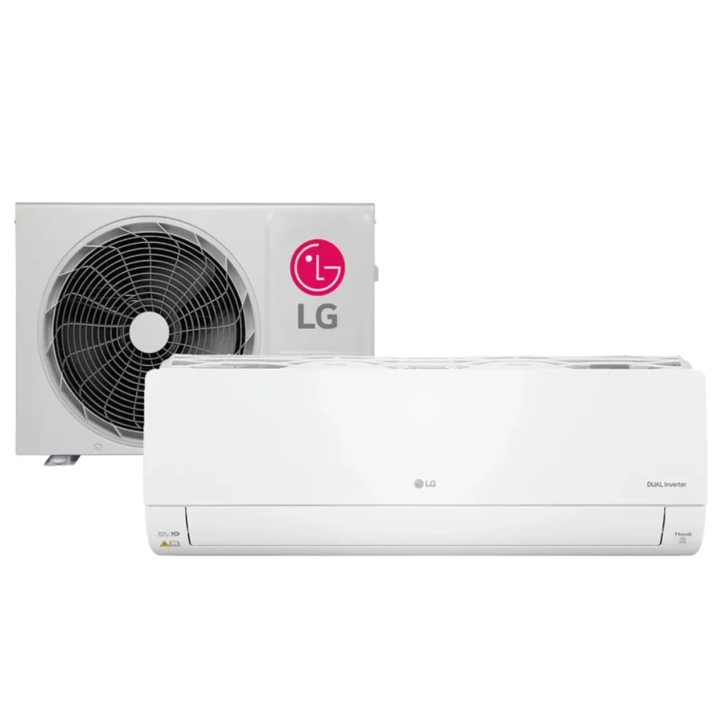 Ar-condicionado split lg dual inverter voice UV nano 24.000 btus quente/frio...