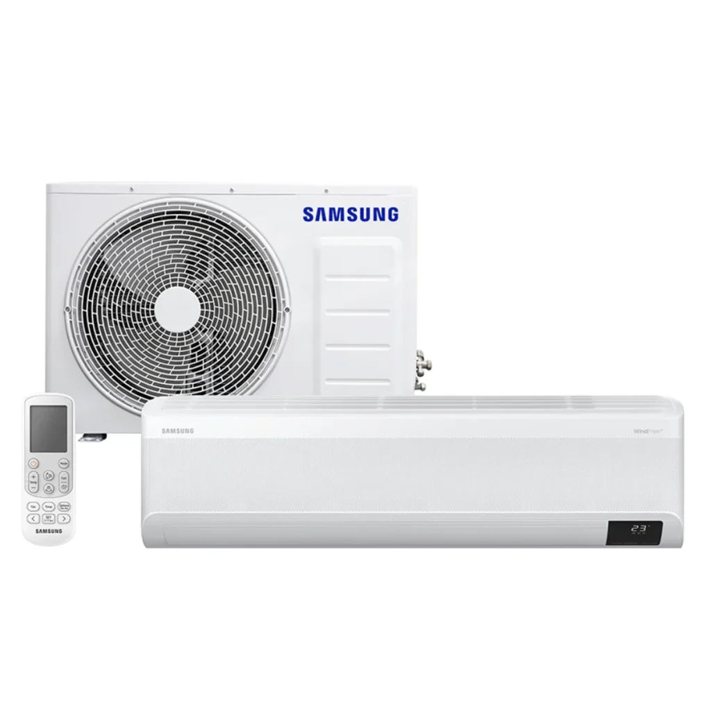 Ar-condicionado split Samsung windfree connect inverter 18.000 btus frio AR18...