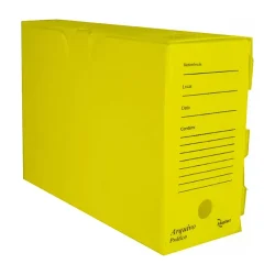 Arquivo Morto Prático Alaplast Amarelo (Multionda) — H&H Suprimentos Corporativos