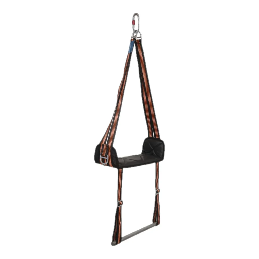 Assento para movimentação vertical delta Plus TC105 preto e vermelho