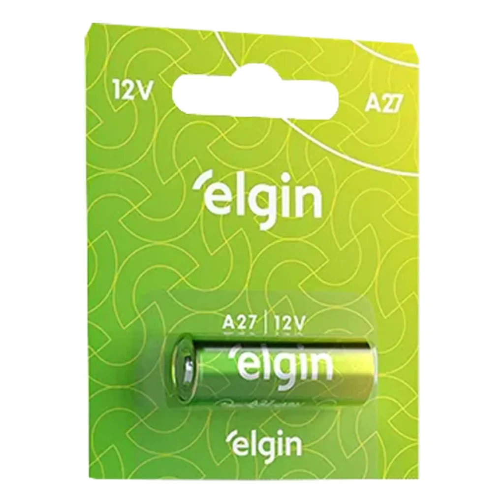 Bateria alcalina 27A Elgin 12 v