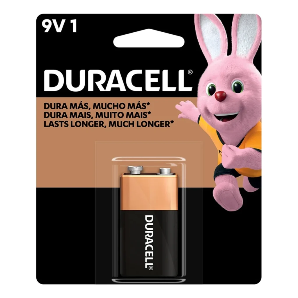 Bateria alcalina duracell 9V