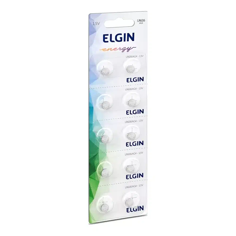 Bateria alcalina Elgin LR626 1,5V (2 unidades)