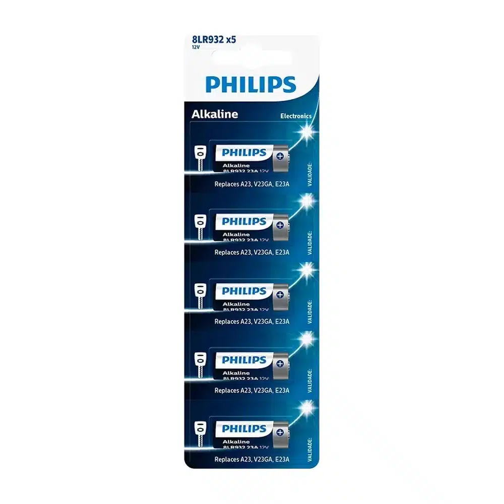 Bateria alcalina Philips LR23 12V 8LR932 (unidade)