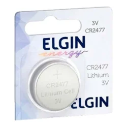 Bateria de Lítio CR2477 Elgin 3 V — H&H Suprimentos Corporativos