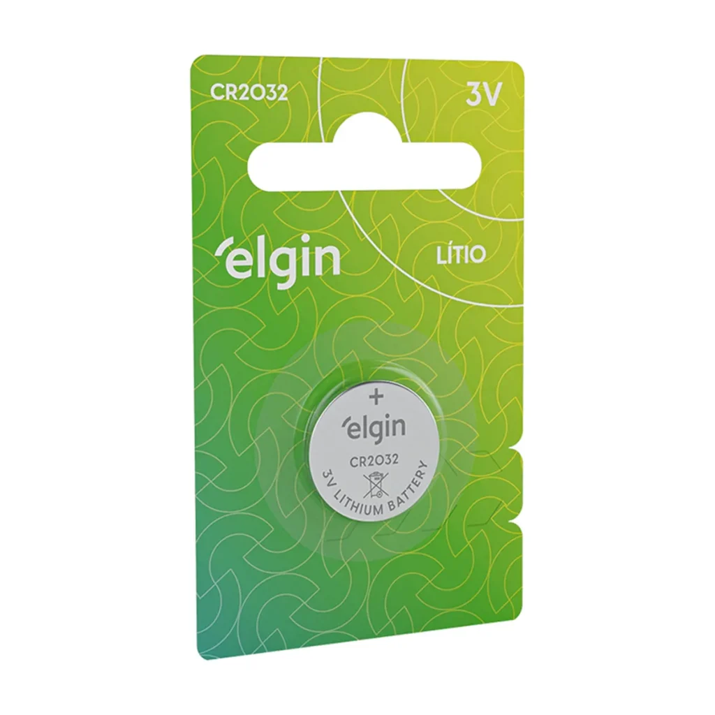Bateria Elgin lithium CR2032 3V (1 unidade)