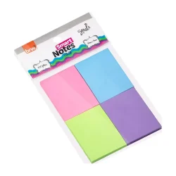 Bloco Adesivo Smart Notes 38x51 mm Colorido 4 Blocos de 50 Folhas — H&H Suprimentos Corporativos