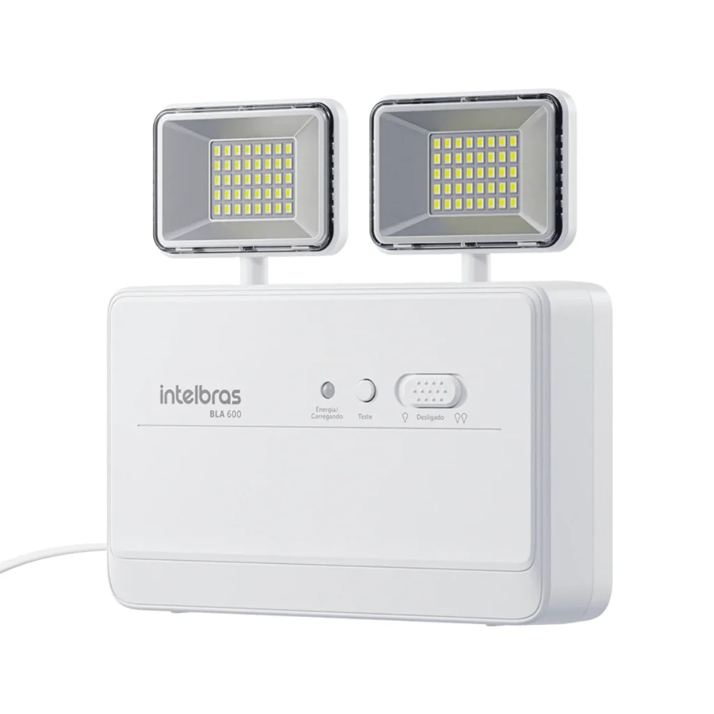 Bloco de iluminação de emergência Intelbras bla 600 autônomo Bivolt