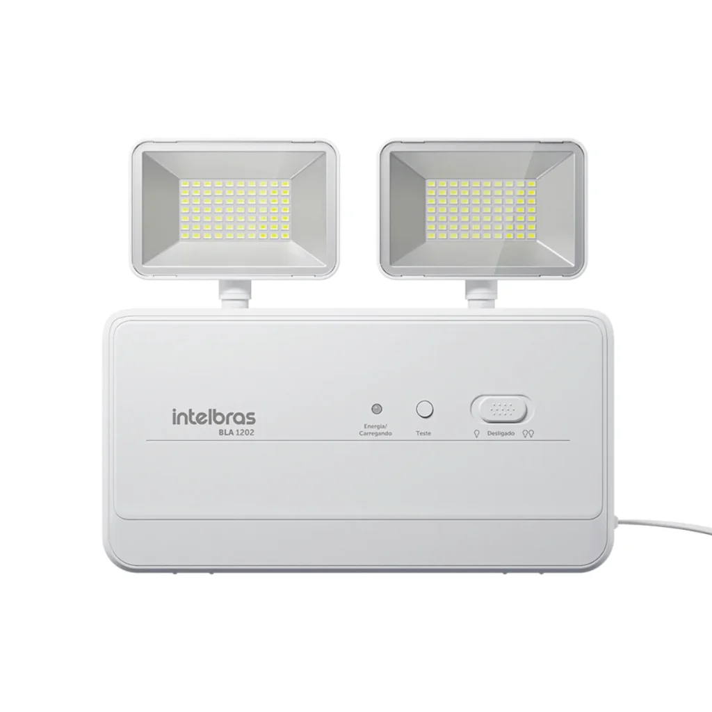 Bloco de iluminação de emergência Intelbras BLA1202 2x70 leds branco